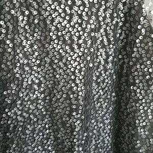 ❤Xhilerarion Gray Sequin Tank Top